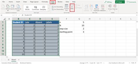 How To Perform Systematic Sampling In Excel Sheetaki