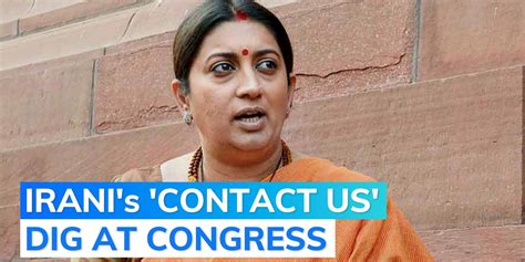 Congress‘ Missing‘ Jibe At Bjps Smriti Irani Minister Responds Editorji