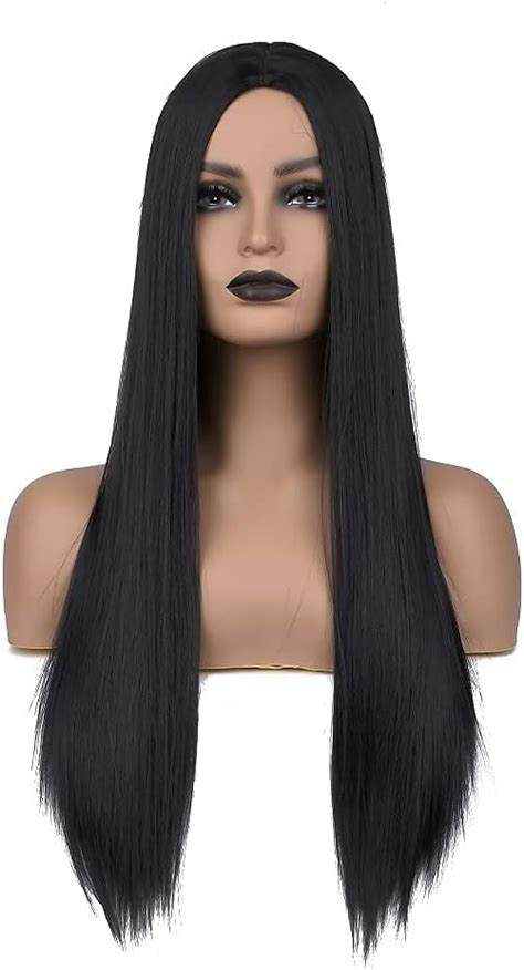 Long Straight Black Wigsynthetic Long Black Wigs For