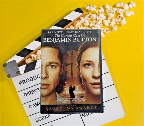 The Curious Case Of Benjamin Button Dvd In Case 3 Academy Awards Brad