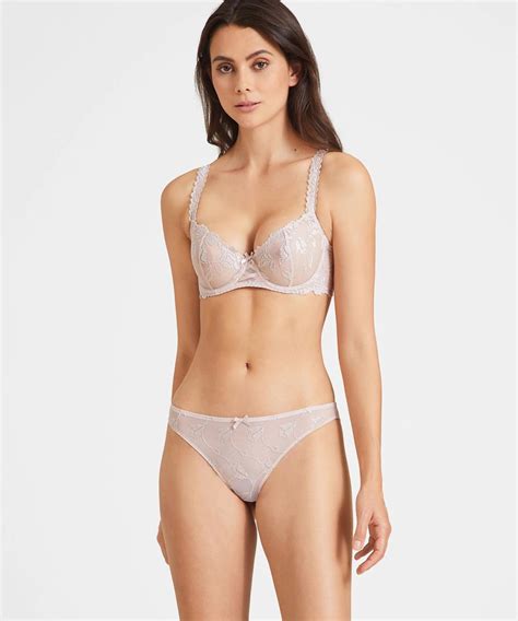 Femme Aubade Lingerie Éco responsable Softessence Tanga Nude Skin Corey Colucci