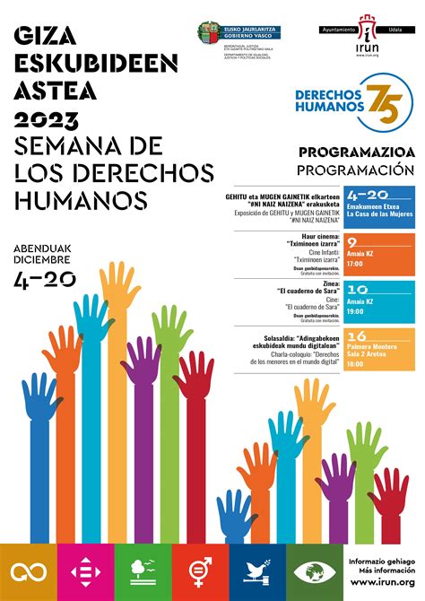 Celebra el Día de Derechos Humanos con un atractivo programa de