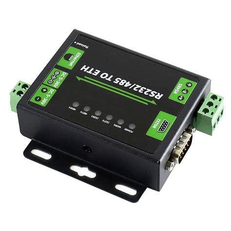 RS232 RS485 To Ethernet Module Industrial Grade Dual Serial Ports