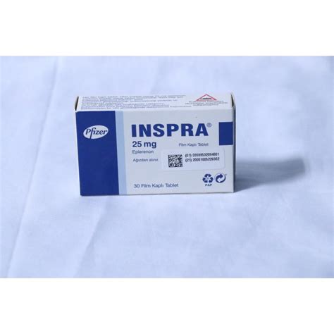 Inspra 25mg 30 Tableta Distribuidor De Viatris