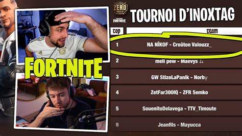 Nikof m emmène dans le haut du classement du Tournoi d Inoxtag sur