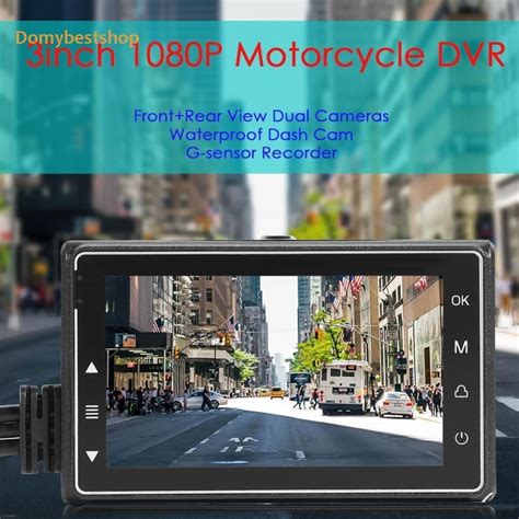 Domybestshop Ph Au Se Motorcycle Dvr Front Rear View Dual Cameras