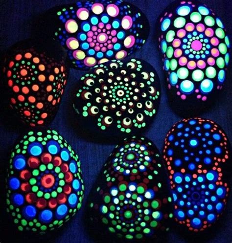 Diy Glow In The Dark Painted Rocks | Skin care and Glowing | Claude