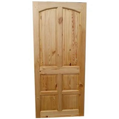 Interior Finished Pine Wood Door With Natural Polish For Home At Rs 285