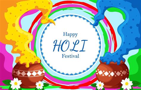 Holi Festival Background 5361355 Vector Art at Vecteezy