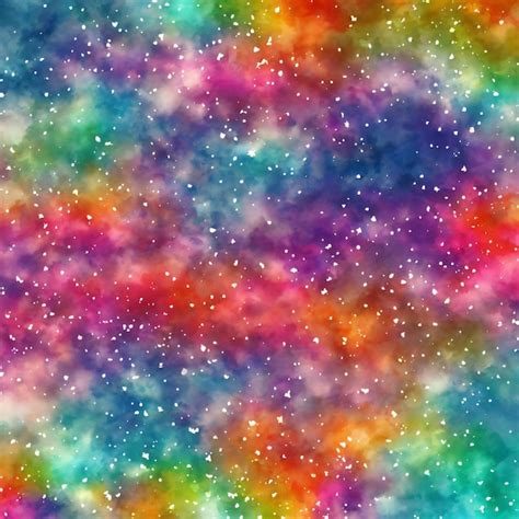 Textura de acuarela de arco iris sin costuras Patrón de galaxia de