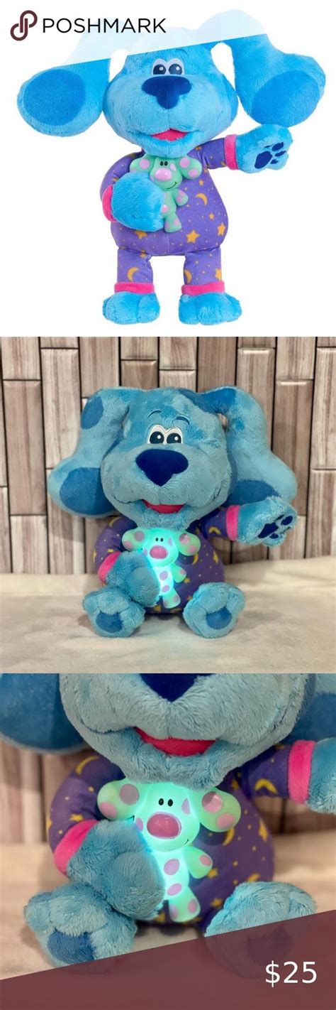 Blues Clues And You Bedtime Blue Plush In 2022 Blues Clues And You