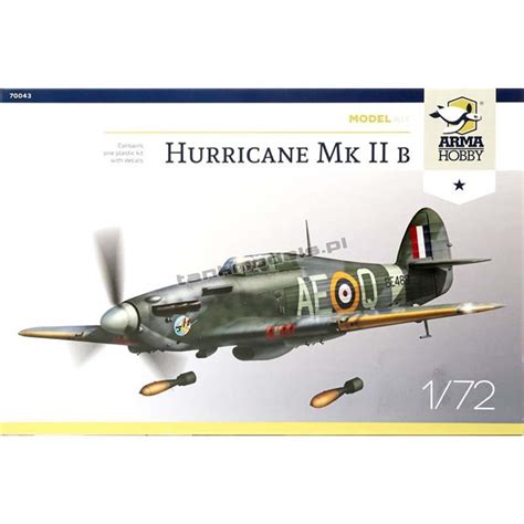 Arma Hobby 70043 Hawker Hurricane Mk Ii B Model Kit Sklep