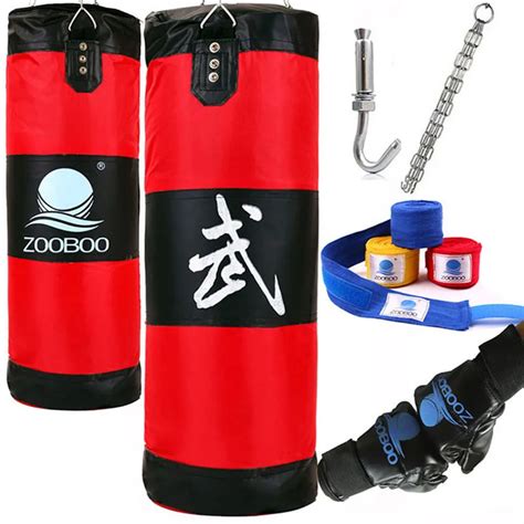 100CM Training Fitness MMA Boxer Boxing Bag Hook Hanging Sport Bag Sand ...