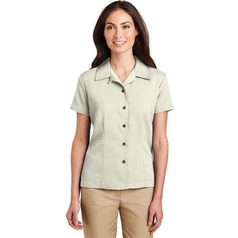 Closeout Port Authority Ladies Easy Care Camp Shirt