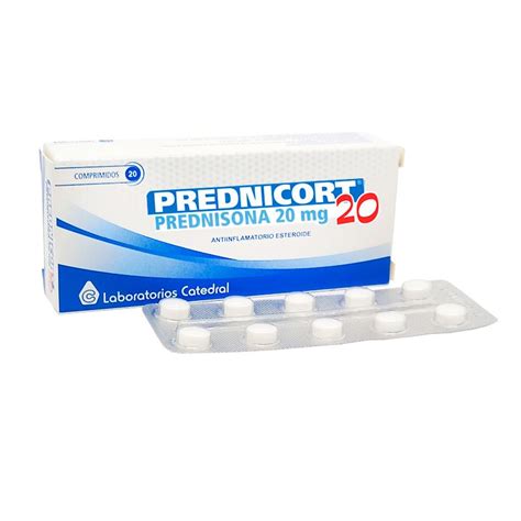 Punto Farma Prednicort Prednisona 20 Mg Caja De 20 Comprimidos