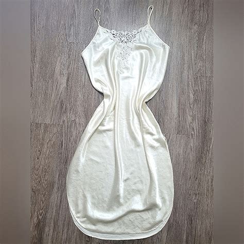 Cinema Etoile Intimates Sleepwear Vintage Cinema Etoile Satin Slip Dress Bridal Lingerie