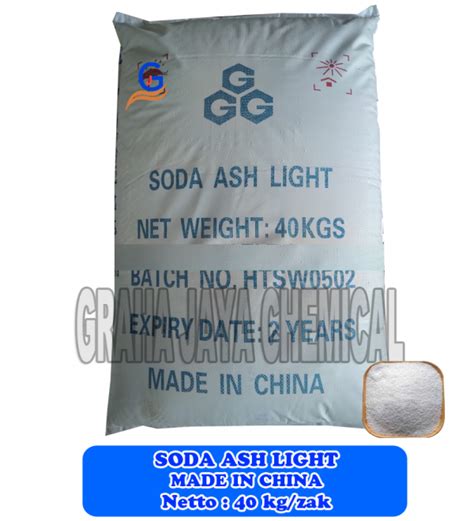 Soda Ash Light 40 Kg Graha Chemical Oshop