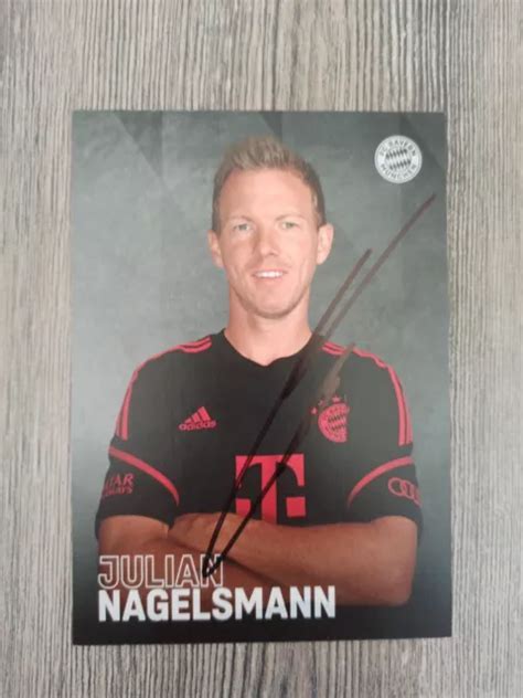 Julian Nagelsmann Fc Bayern M Nchen Original Signiert Eur