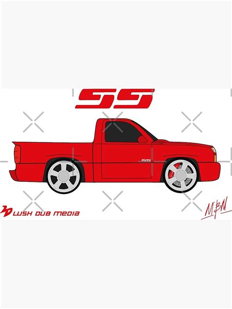 Silverado Ss Clone Single Cab Lush Dub Media Poster For Sale By Lushdubmedia Redbubble