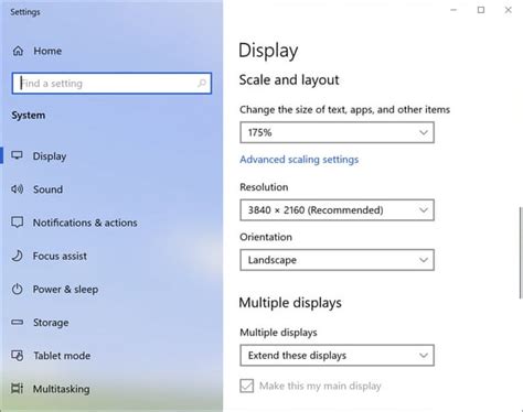 Windows 10 Display Scale