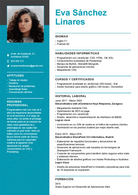 Introducir Imagen Modelo De Cv Trabajo Social Abzlocal Mx