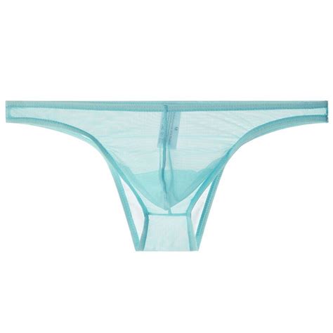 Slip Boxer En Maille Pure Sexy Pour Hommes Slip Translucide Respirant