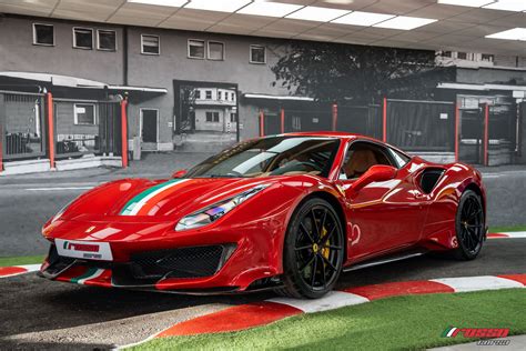 Amazing red Ferrari 488 Pista for sale