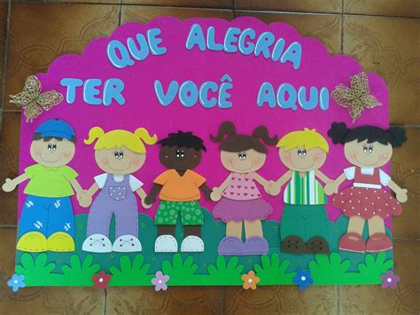 Mural De Volta As Aulas Boas Vindas Toda Atual