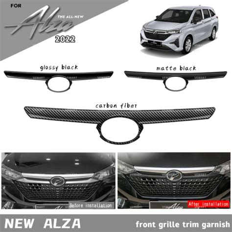 Vemart Perodua Alza New Facelift Car Front Grille Trim Garnish