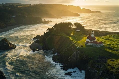 Premium Photo Oregons Iconic Pointe Light