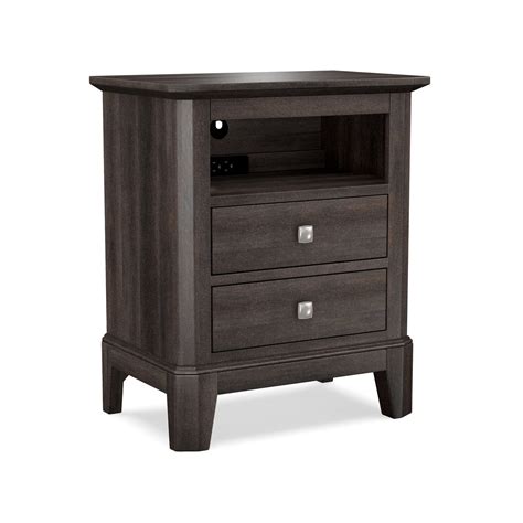 Urbane Drw Night Stand W Pullout Shelf Durham Furniture