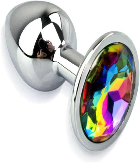 Amazon Very Helpful Sex Toys Stainless Steel Metal Anal Plug Crystal Jewelry Booty Sex Toys