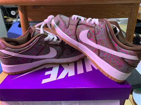 Nike Sb Dunk Low Pro Paisley Brown Dh Carousell