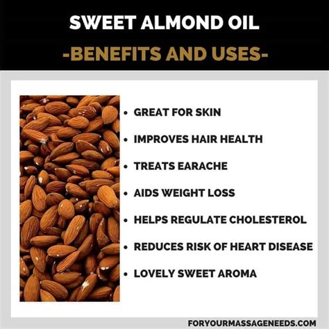 Sweet Almond Essential Oil Benefits and Uses - For Your Massage Needs