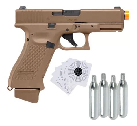 Glock 19x Tanques Co2 Bbs Bbs 6mm Airsoft Gen 5 Blowback X P Meses