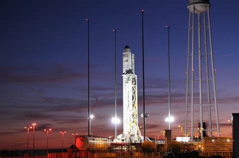 Antares Rocket Blasts Off From Virginia Bound For Space Station With