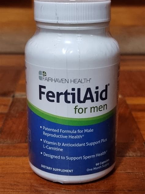 Fairhaven Fertilaid For Men 90 Capsules Health And Nutrition Health