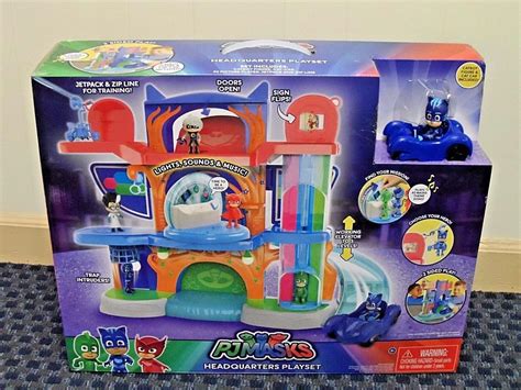 Pj Masks Headquarters Playset Housecatboy Car Figures Includednewtoys Tv Show 1834627951