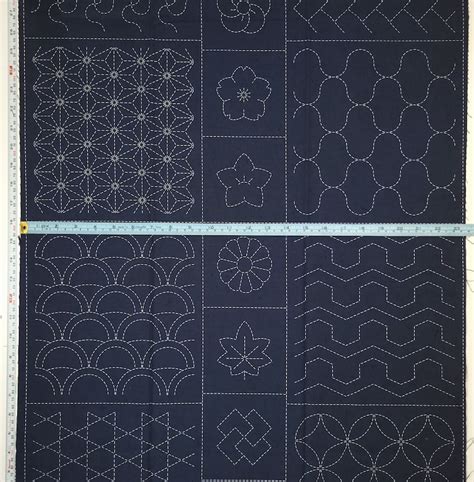 Olympus Japan Sashiko Pre Printed Wash Away Panel Etsy