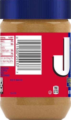 Jif® Extra Crunchy Peanut Butter 16 Oz King Soopers