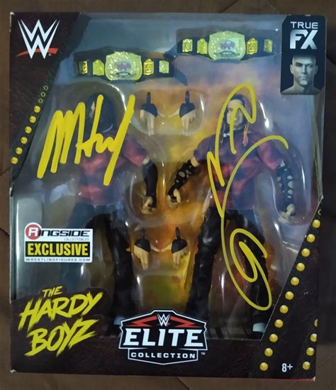 Wwe Elite Series The Brood Hardy Boyz Signed Ringside Exclusive Box Set