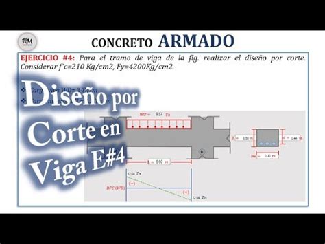 Como Dise Ar Una Viga Por Corte Paso A Paso Concreto Armado E