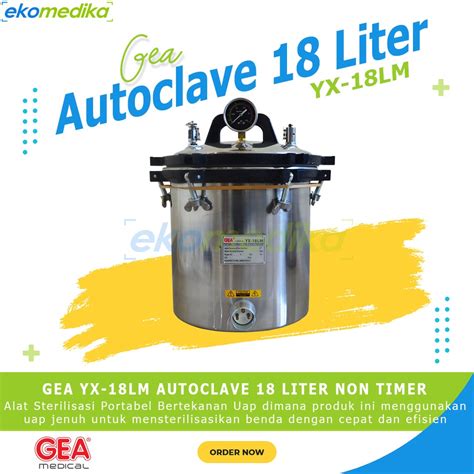 Jual Gea Autoclave Liter Non Timer Gea Yx Lm Autoclave Liter