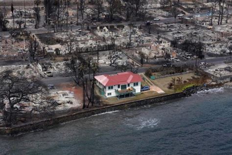 La única casa de Hawái que no se quemó tras el incendio