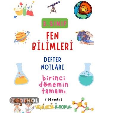 Fen Bilimleri Defter Notlar Eduhol Etkinlik Ndir Oyun Oyna