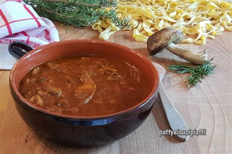 Sugo Di Funghi Porcini Freschi Ottimo Per Condire Tagliatelle E Ravioli