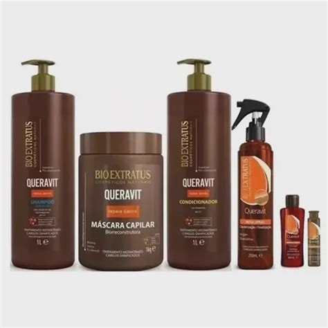 Kit Queravit Shampoo Condicionador Litro M Scara Kg Mega Sray