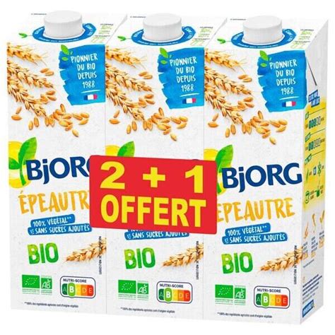 Promo Boisson végétale épeautre bio bjorg chez Auchan