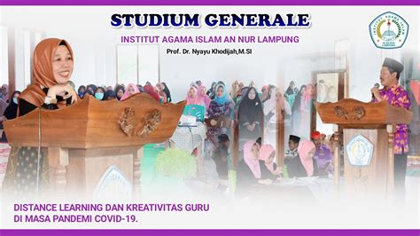 Studium Generale Bersama Rektor UIN Raden Fatah Palembang IAI An Nur