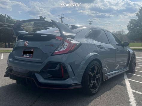 2021 Honda Civic Type R With 18x9 5 Konig Neoform And Bridgestone